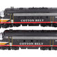 Lionel 2033300 O Gauge St. Louis & Southwestern "Cotton Belt" F7 AA Diesel Set EX/Box