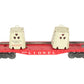 Lionel 6805 Vintage O Radioactive Atomic Disposal Flatcar VG