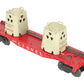 Lionel 6805 Vintage O Radioactive Atomic Disposal Flatcar VG