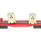 Lionel 6805 Vintage O Radioactive Atomic Disposal Flatcar VG