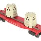 Lionel 6805 Vintage O Radioactive Atomic Disposal Flatcar VG