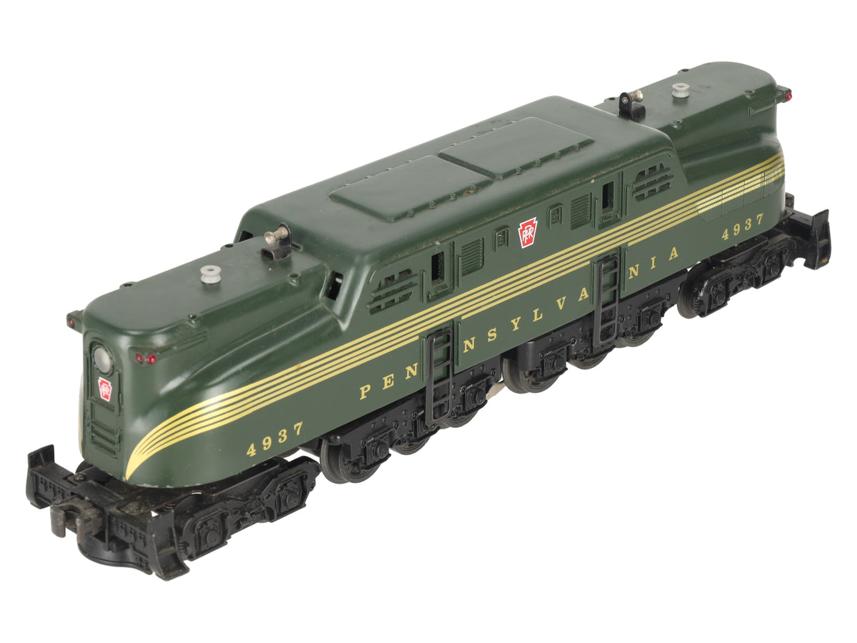 Williams GG-25 O PRR Brunswick Green 5-Stripe Dummy GG-1 Electric Loco #4937 EX/Box