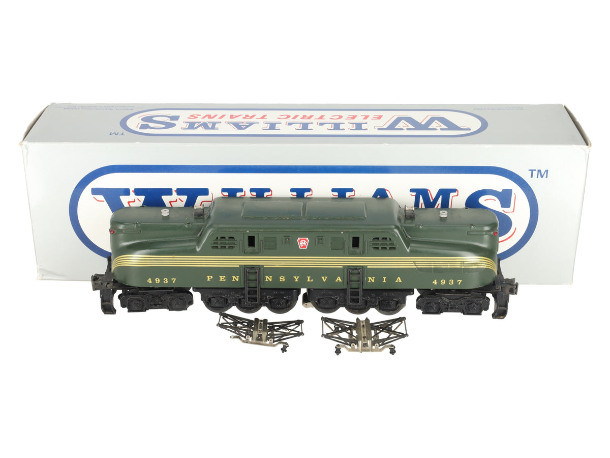 Williams GG-25 O PRR Brunswick Green 5-Stripe Dummy GG-1 Electric Loco #4937 EX/Box