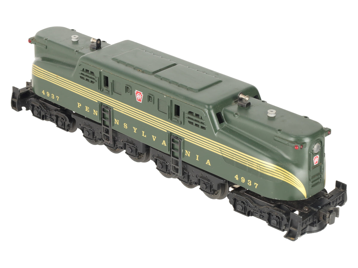 Williams GG-25 O PRR Brunswick Green 5-Stripe Dummy GG-1 Electric Loco #4937 EX/Box