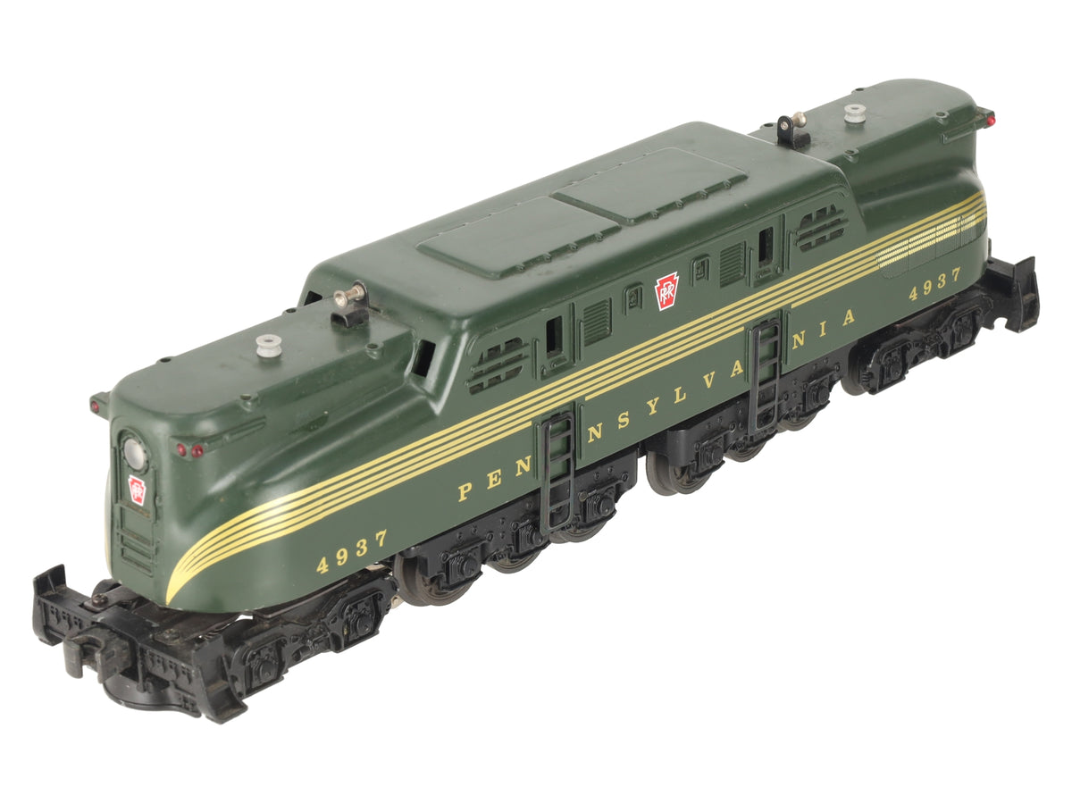Williams GG-25 O PRR Brunswick Green 5-Stripe Dummy GG-1 Electric Loco #4937 EX/Box