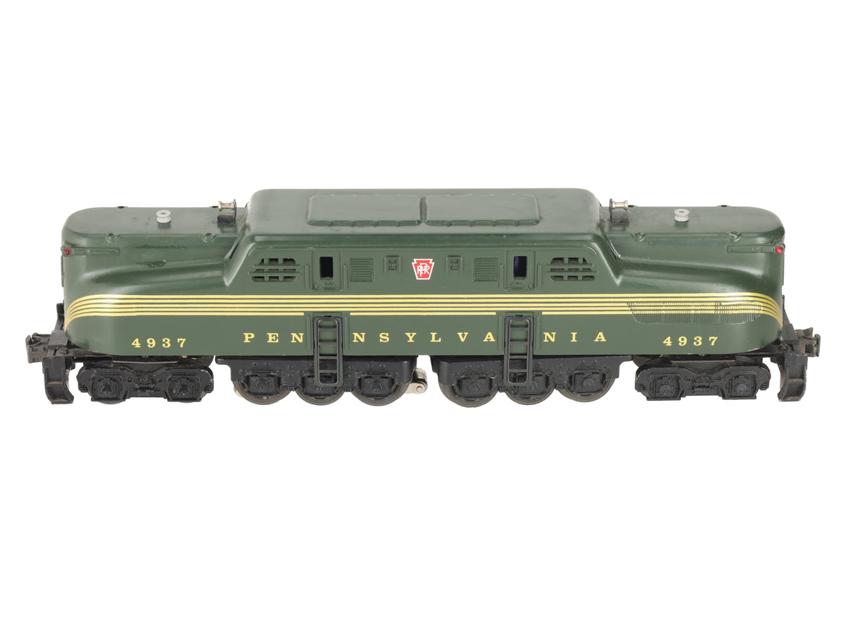 Williams GG-25 O PRR Brunswick Green 5-Stripe Dummy GG-1 Electric Loco #4937 EX/Box