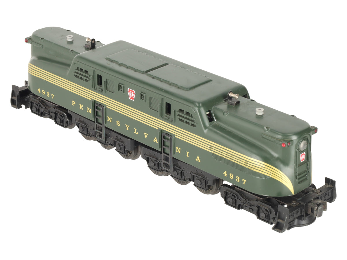 Williams GG-25 O PRR Brunswick Green 5-Stripe Dummy GG-1 Electric Loco #4937 EX/Box