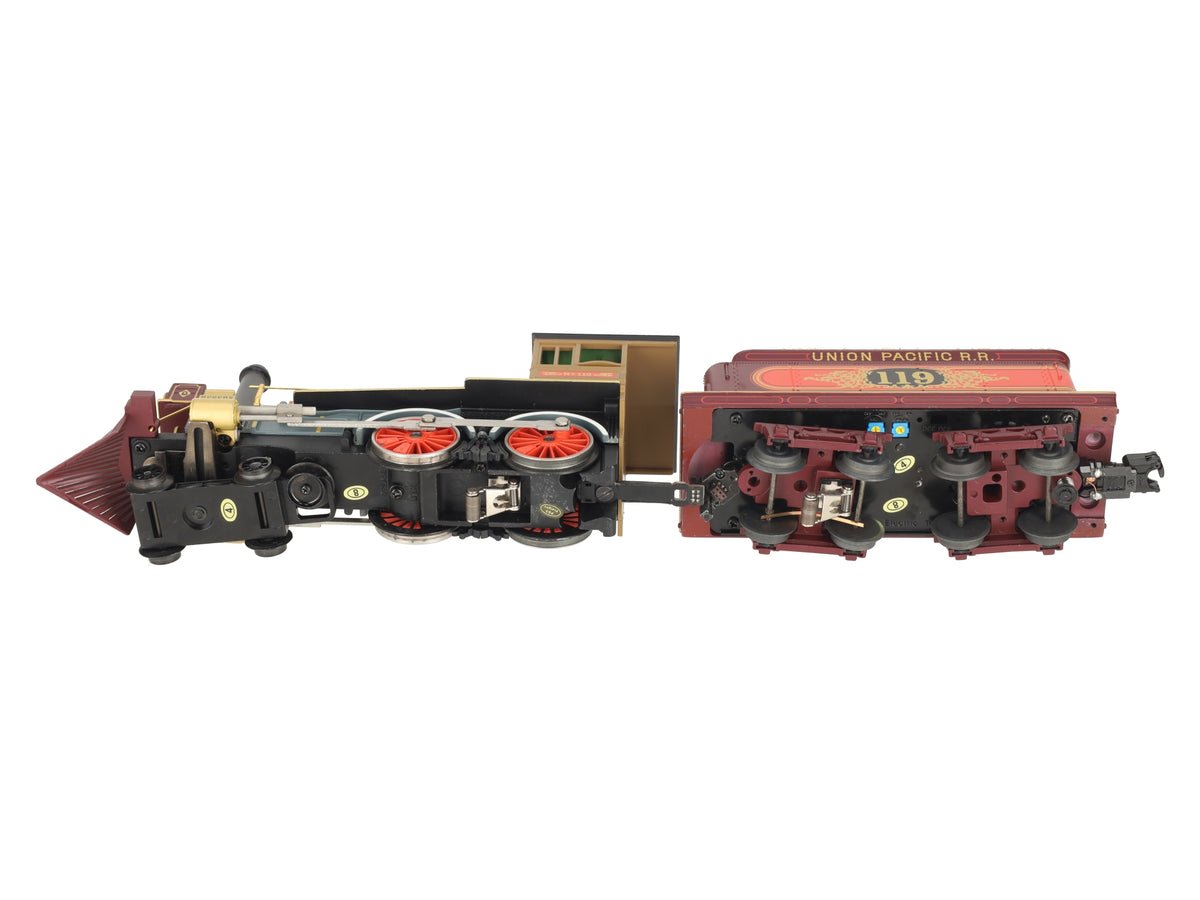MTH 30-1807-1 O Union Pacific 4-4-0 General Steam Locomotive #119 w/ PS3 EX/Box