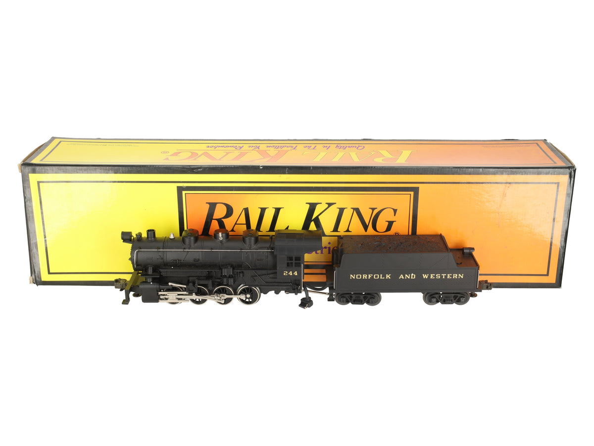 MTH 30-1111-1 O Gauge Norfolk and Western 0-8-0 Steam Locomotive & Tender w/PS1 EX/Box