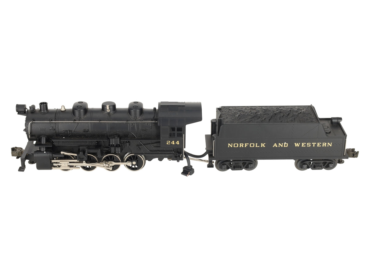 MTH 30-1111-1 O Gauge Norfolk and Western 0-8-0 Steam Locomotive & Tender w/PS1 EX/Box