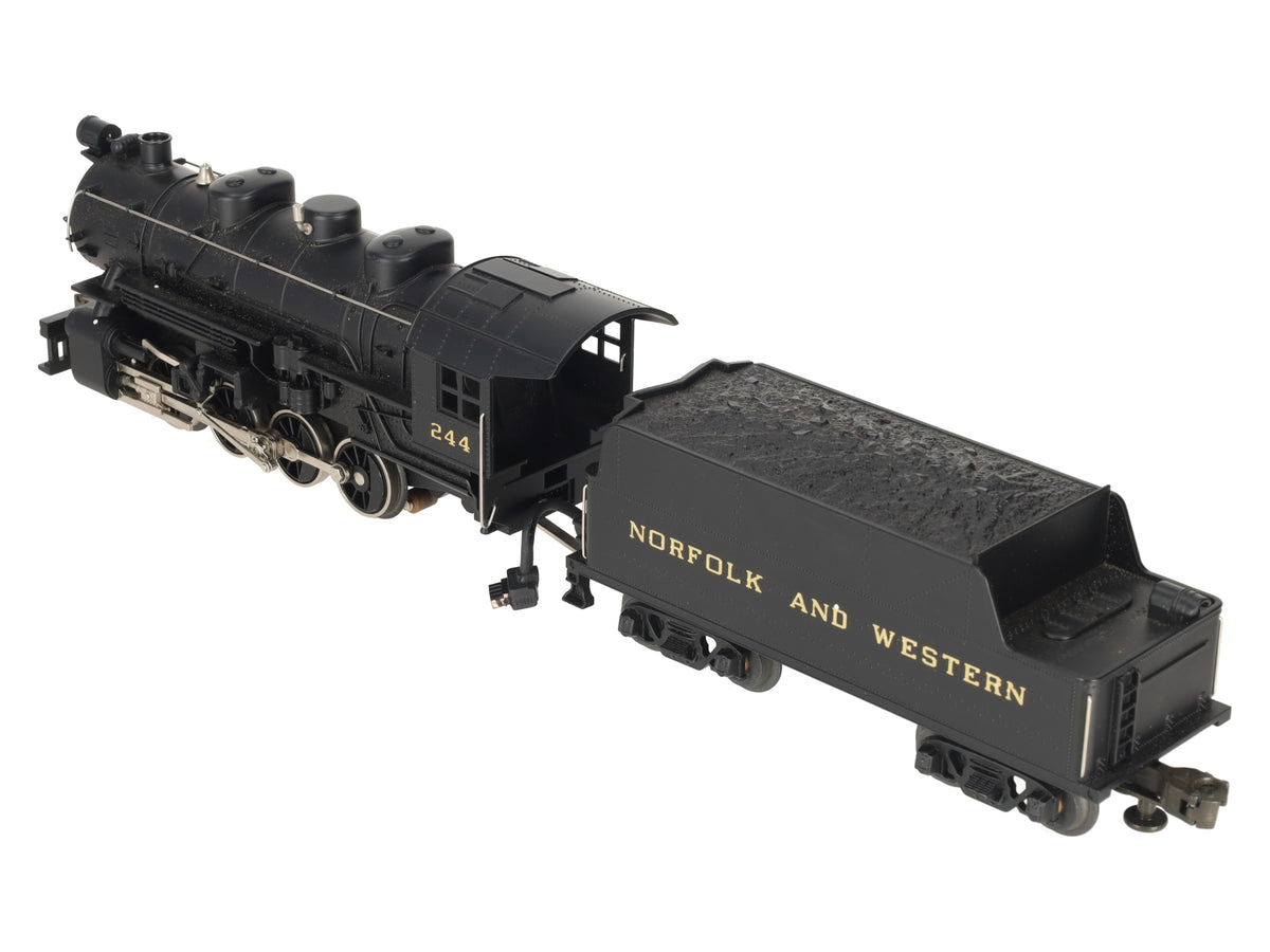 MTH 30-1111-1 O Gauge Norfolk and Western 0-8-0 Steam Locomotive & Tender w/PS1 EX/Box