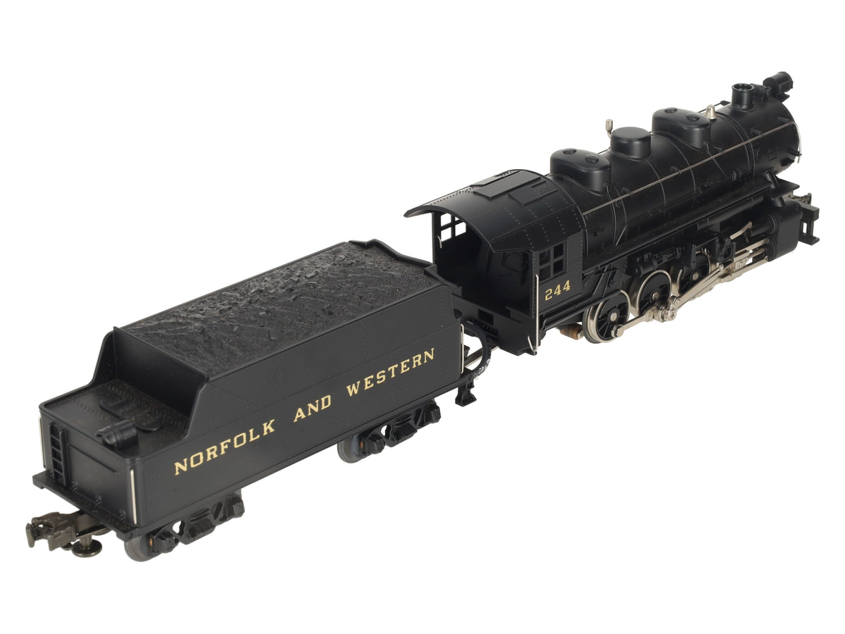 MTH 30-1111-1 O Gauge Norfolk and Western 0-8-0 Steam Locomotive & Tender w/PS1 EX/Box