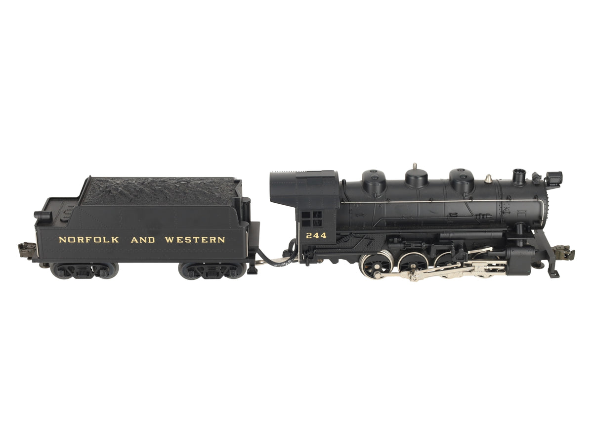 MTH 30-1111-1 O Gauge Norfolk and Western 0-8-0 Steam Locomotive & Tender w/PS1 EX/Box