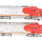 Lionel 2343 Vintage O Gauge Santa Fe F3 AA Diesel Locomotive Set VG