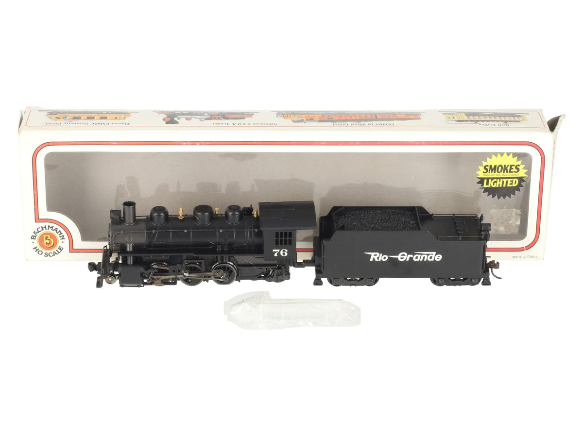 Bachmann 51517 HO Denver & Rio Grande Western 2-6-2 Steam Loco w/Smoke #76 LN/Box