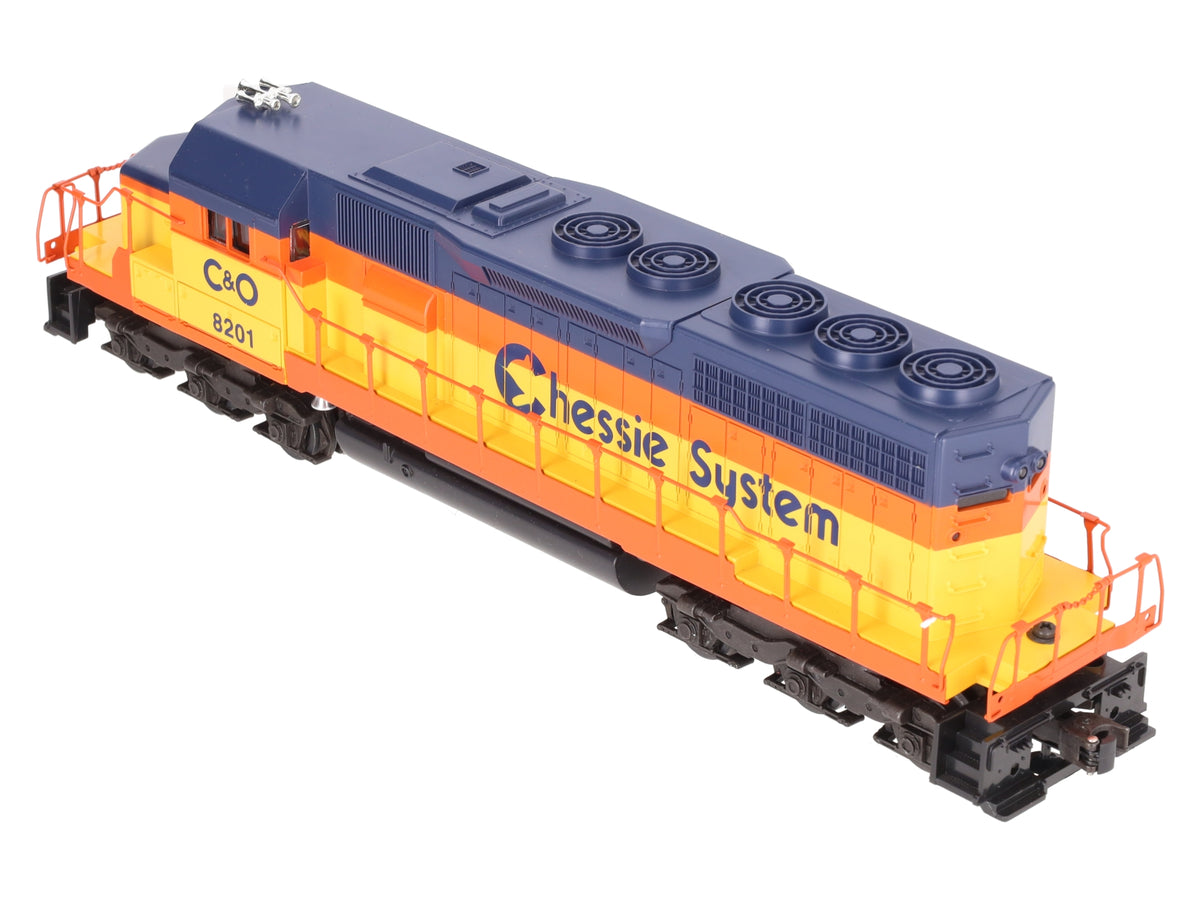 Lionel 6-18201 O Gauge C&O Chessie SD-40 Diesel Locomotive W/ Horn #8201 EX/Box
