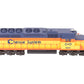 Lionel 6-18201 O Gauge C&O Chessie SD-40 Diesel Locomotive W/ Horn #8201 EX/Box