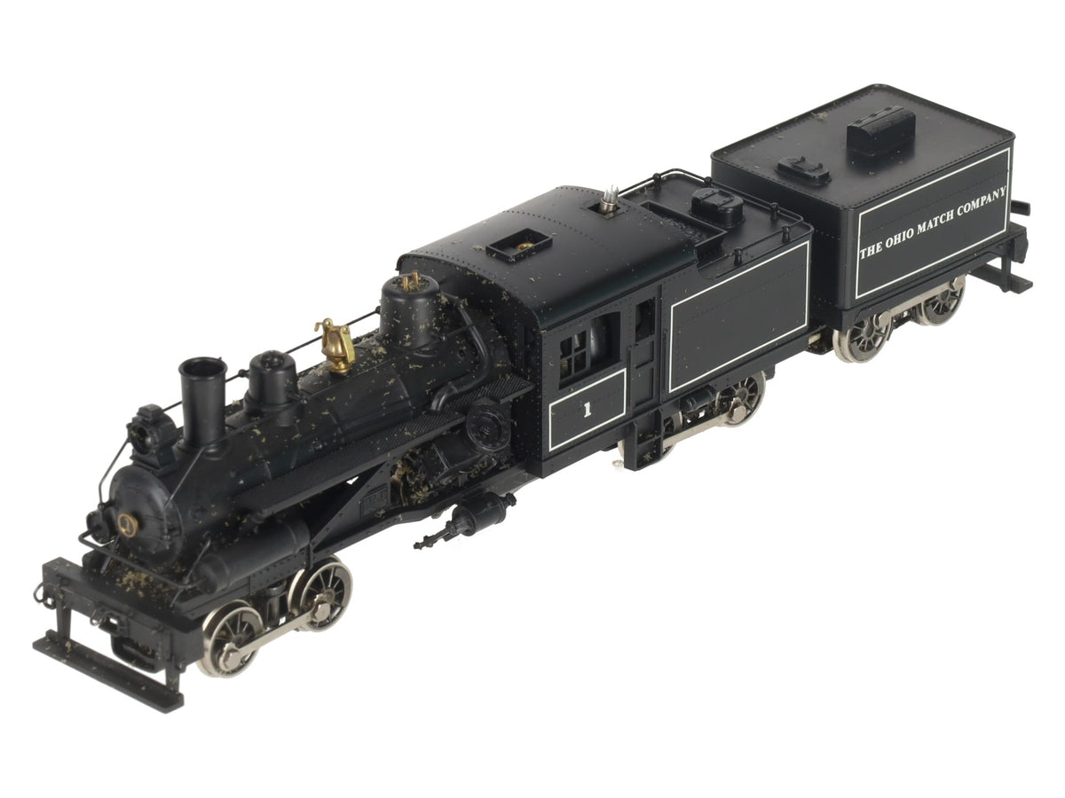 Rivarossi 1569 HO Scale Ohio Match Co. Steam Locomotive and Tender #1 VG/Box