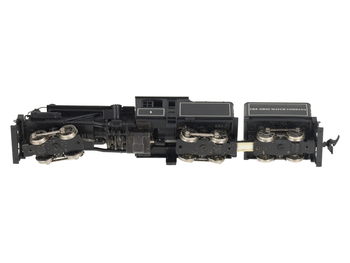 Rivarossi 1569 HO Scale Ohio Match Co. Steam Locomotive and Tender #1 VG/Box