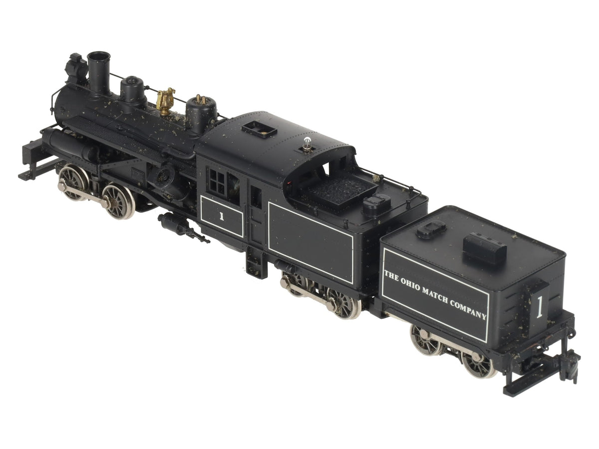 Rivarossi 1569 HO Scale Ohio Match Co. Steam Locomotive and Tender #1 VG/Box