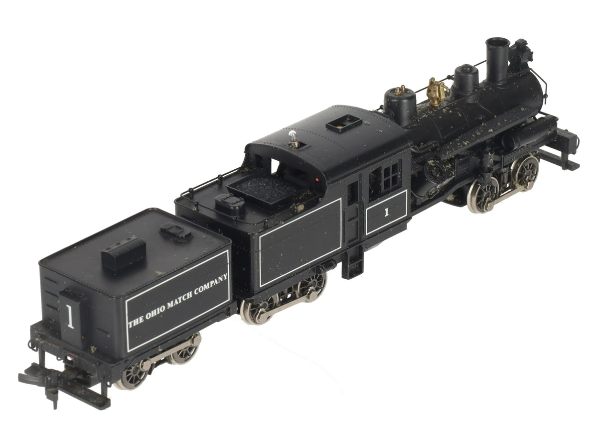 Rivarossi 1569 HO Scale Ohio Match Co. Steam Locomotive and Tender #1 VG/Box