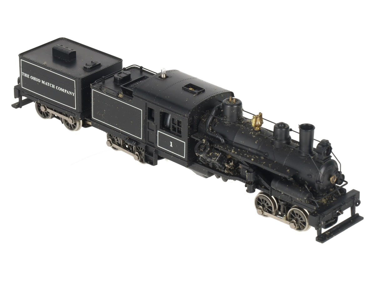 Rivarossi 1569 HO Scale Ohio Match Co. Steam Locomotive and Tender #1 VG/Box