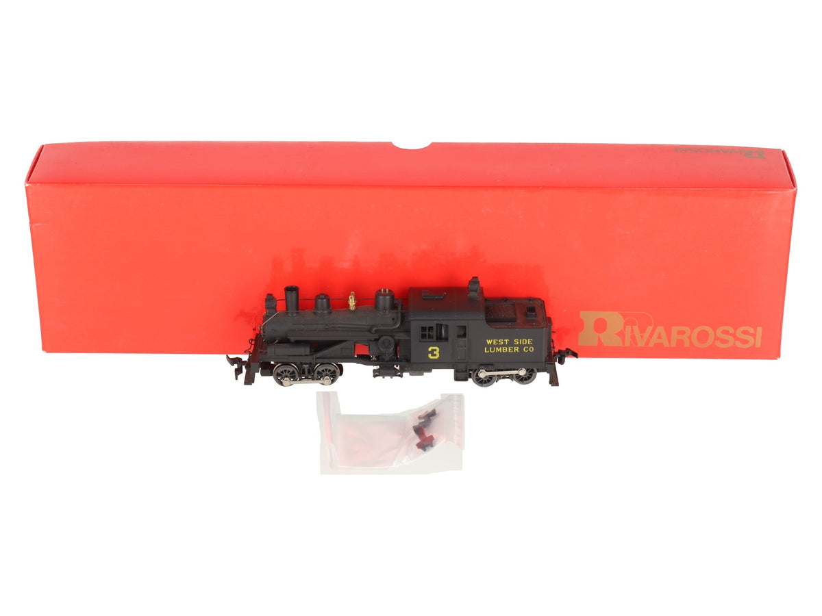 Rivarossi 1228 HO West Side Lumber Co Heisler Steam Locomotive #3 EX/Box