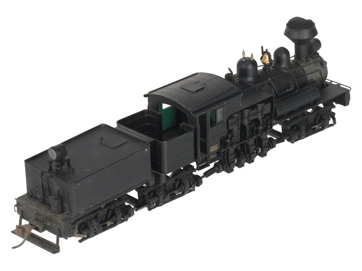 Bachmann 81902 HO Unlettered 80-Ton 3 Truck Shay & Steel Cab w/ DCC EX/Box