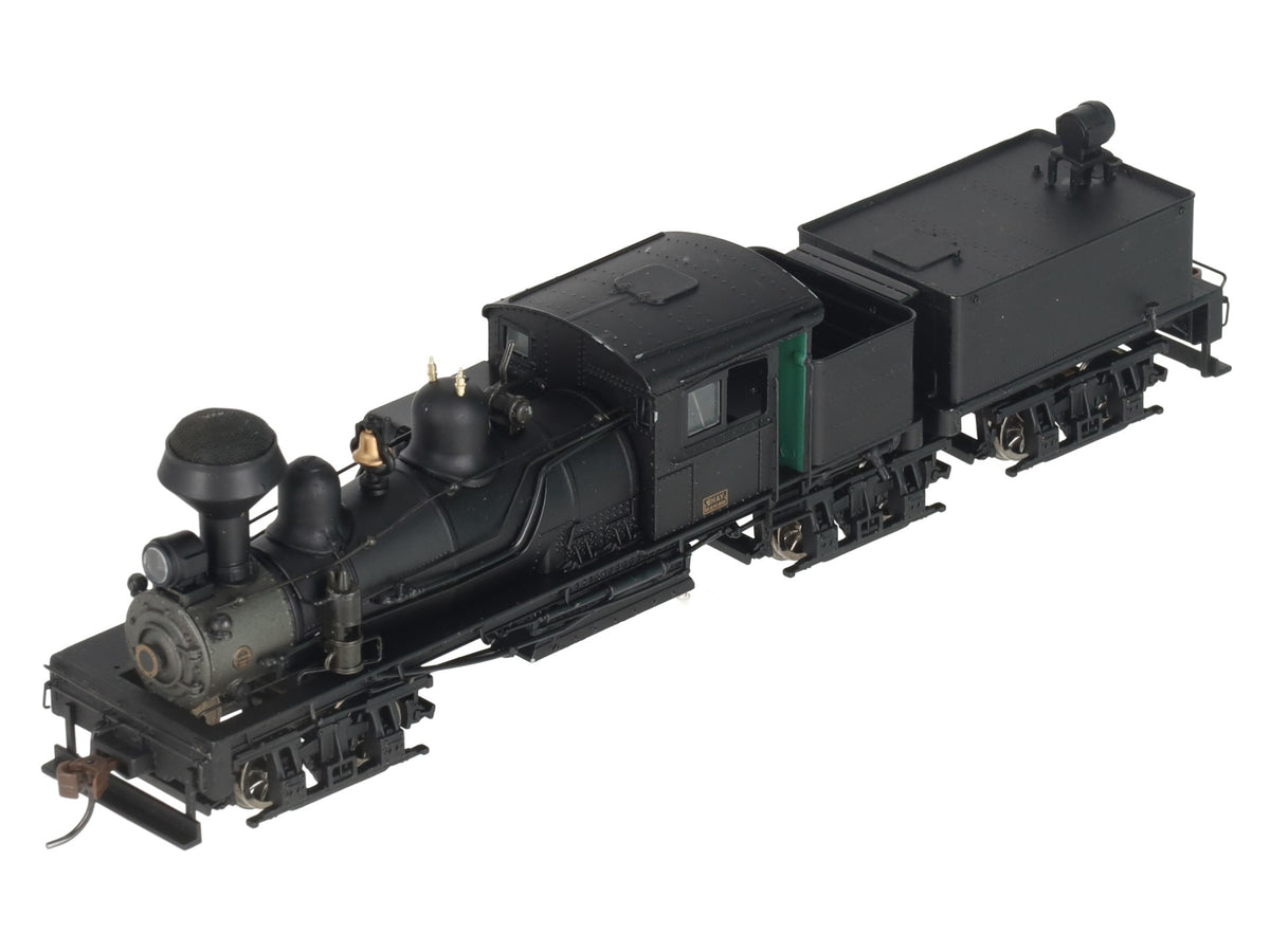 Bachmann 81902 HO Unlettered 80-Ton 3 Truck Shay with Steel Cab EX/Box