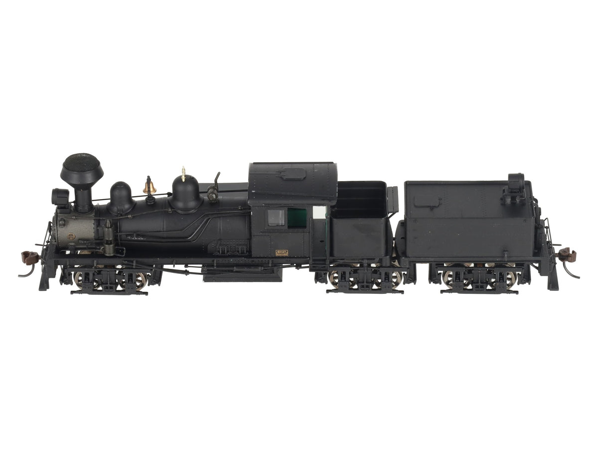 Bachmann 81902 HO Unlettered 80-Ton 3 Truck Shay with Steel Cab EX/Box