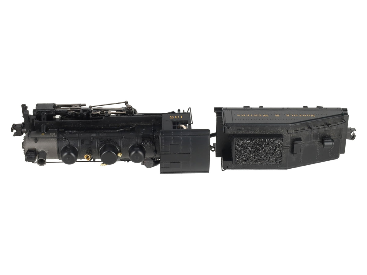 MTH 30-1411-1 O Gauge Norfolk & Western 0-6-0 USRA Steam Switcher w/PS 2.0 #135 EX