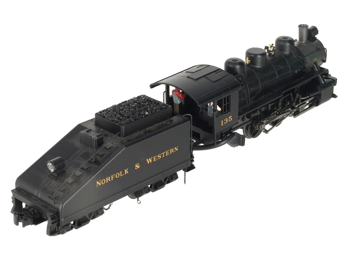 MTH 30-1411-1 O Gauge Norfolk & Western 0-6-0 USRA Steam Switcher w/PS 2.0 #135 EX