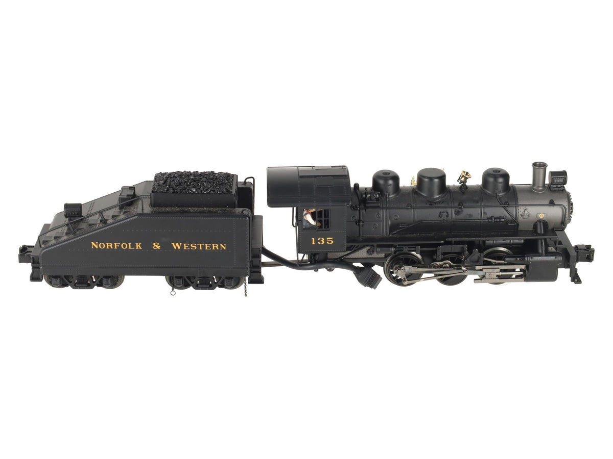 MTH 30-1411-1 O Gauge Norfolk & Western 0-6-0 USRA Steam Switcher w/PS 2.0 #135 EX