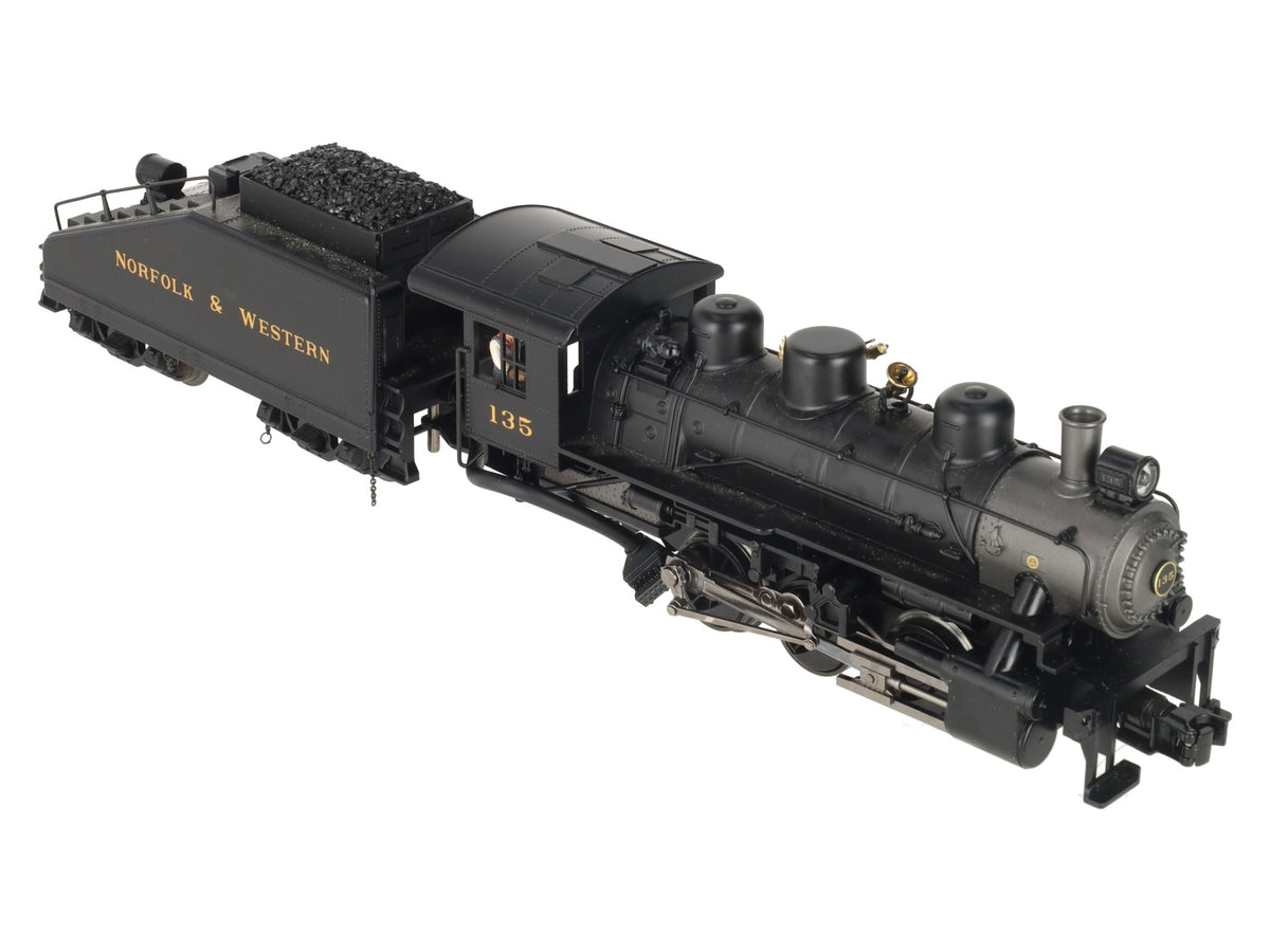 MTH 30-1411-1 O Gauge Norfolk & Western 0-6-0 USRA Steam Switcher w/PS 2.0 #135 EX
