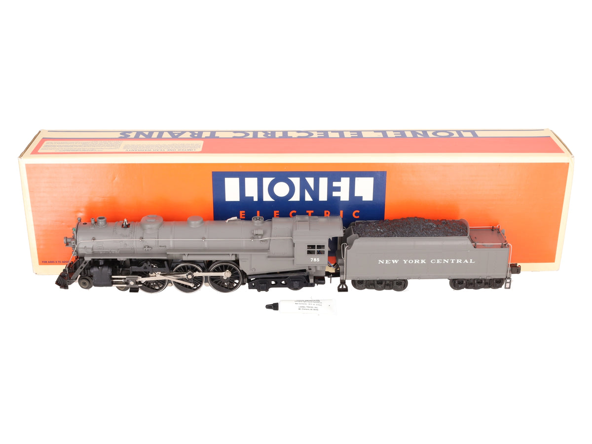 Lionel 6-18002 O New York Central 4-6-4 Hudson Steam Locomotive & Tender #785 EX/Box