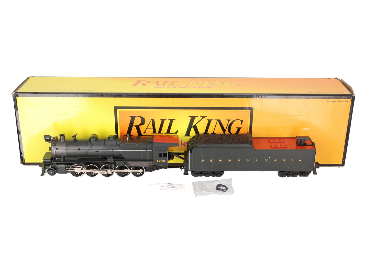 MTH 30-1176-1 O Pennsylvania 2-10-0 Decapod Steam Locomotive w/PS2 #4248 EX/Box