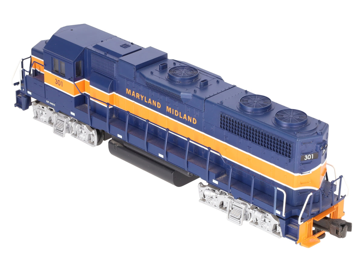 Weaver 7575LP O Maryland Midland GP38-2 Diesel Locomotive #301 w/ Sounds EX/Box