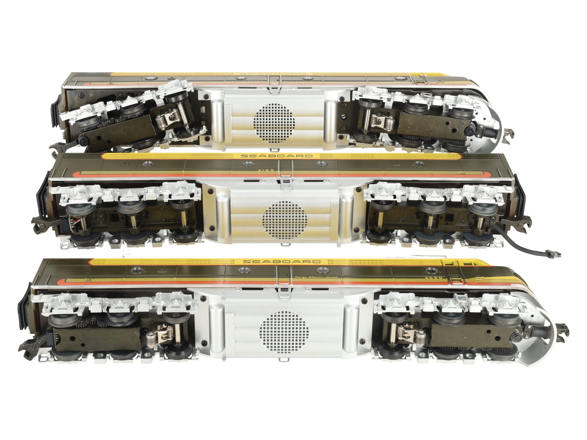 MTH 20-2168-1 O Gauge Seaboard E8 ABA Diesel Engine w/PS1 (Set of 3) EX/Box