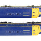 Lionel 6-18117 O Gauge Santa Fe Blue/Yellow F3 AA Diesel Set VG/Box