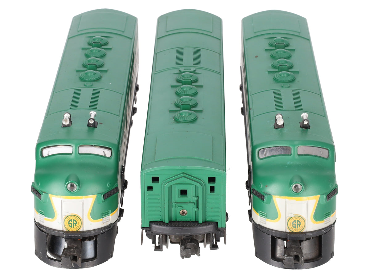 Lionel 2356 Vintage O Gauge Southern F-3 ABA Diesel Locomotive Set VG