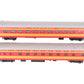 MTH 20-6652 O Milwaukee 70' Streamlined Slpr/Diner Passenger Cars (Set of 2) EX/Box