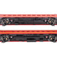 MTH 20-6652 O Milwaukee 70' Streamlined Slpr/Diner Passenger Cars (Set of 2) EX/Box