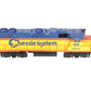 K-Line K2496-4043 O Gauge WM Chessie GP38-2 Diesel Locomotive #4043 EX/Box
