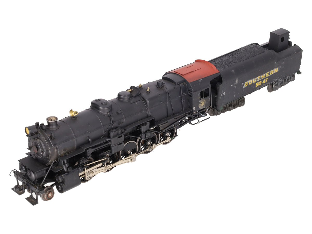 Custom O Gauge Southern 2-10-0 Steam Engine Locomotive and Tender