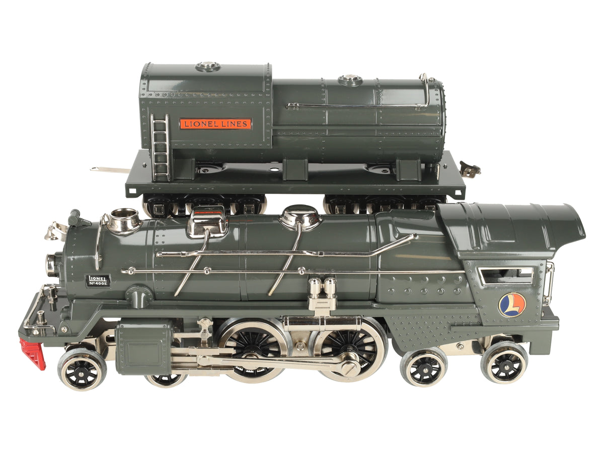 MTH 11-1002-1 400E Steam Engine Gray w/Nickel EX/Box