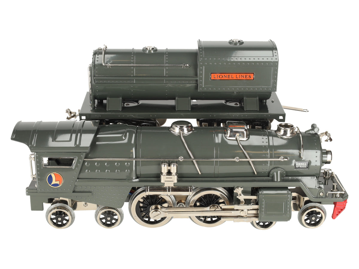 MTH 11-1002-1 400E Steam Engine Gray w/Nickel EX/Box