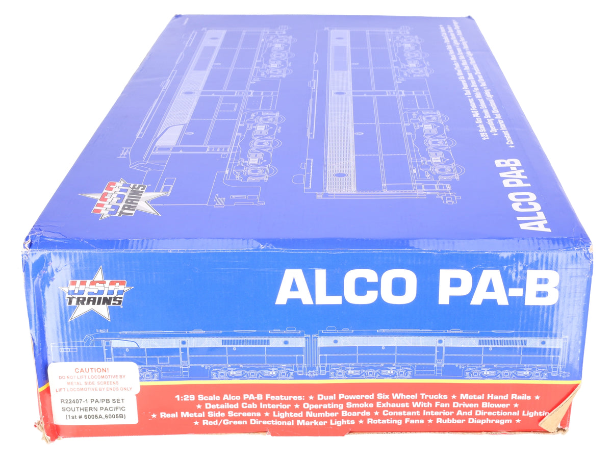 USA Trains R22407-1 G Scale Southern Pacific PA/PB Diesel Locomotives - 1st Set EX/Box