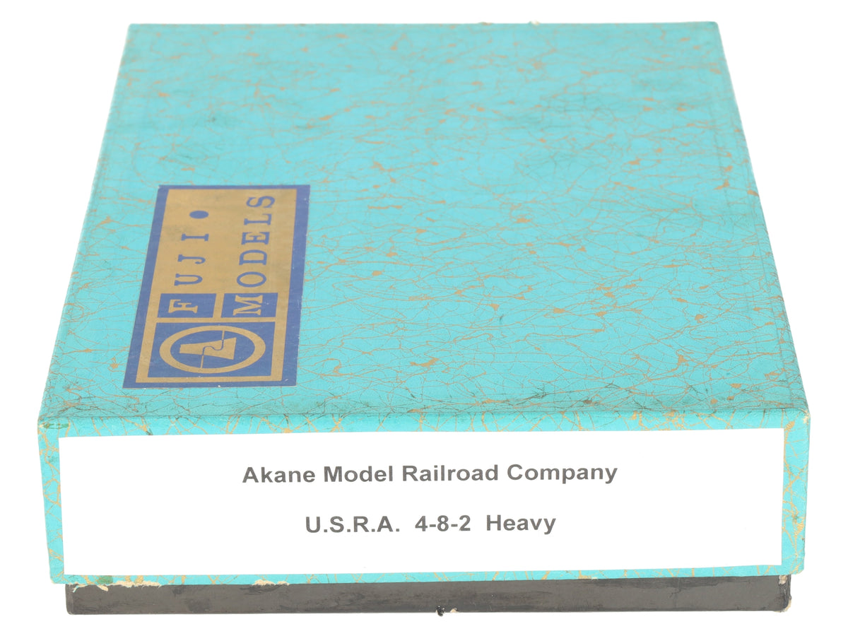 Akane Models HO Brass USRA 4-8-2 Steam Locomotive w/ Tender- Unpainted VG
