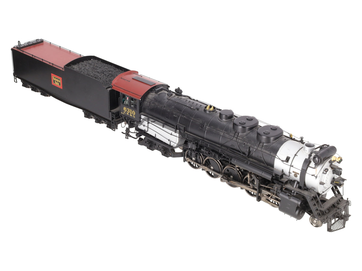 Sunset Models 6310 O 2-Rail BRASS CB&Q Colorado 2-10-4 Steam Loco & Tender -F/P EX/Box