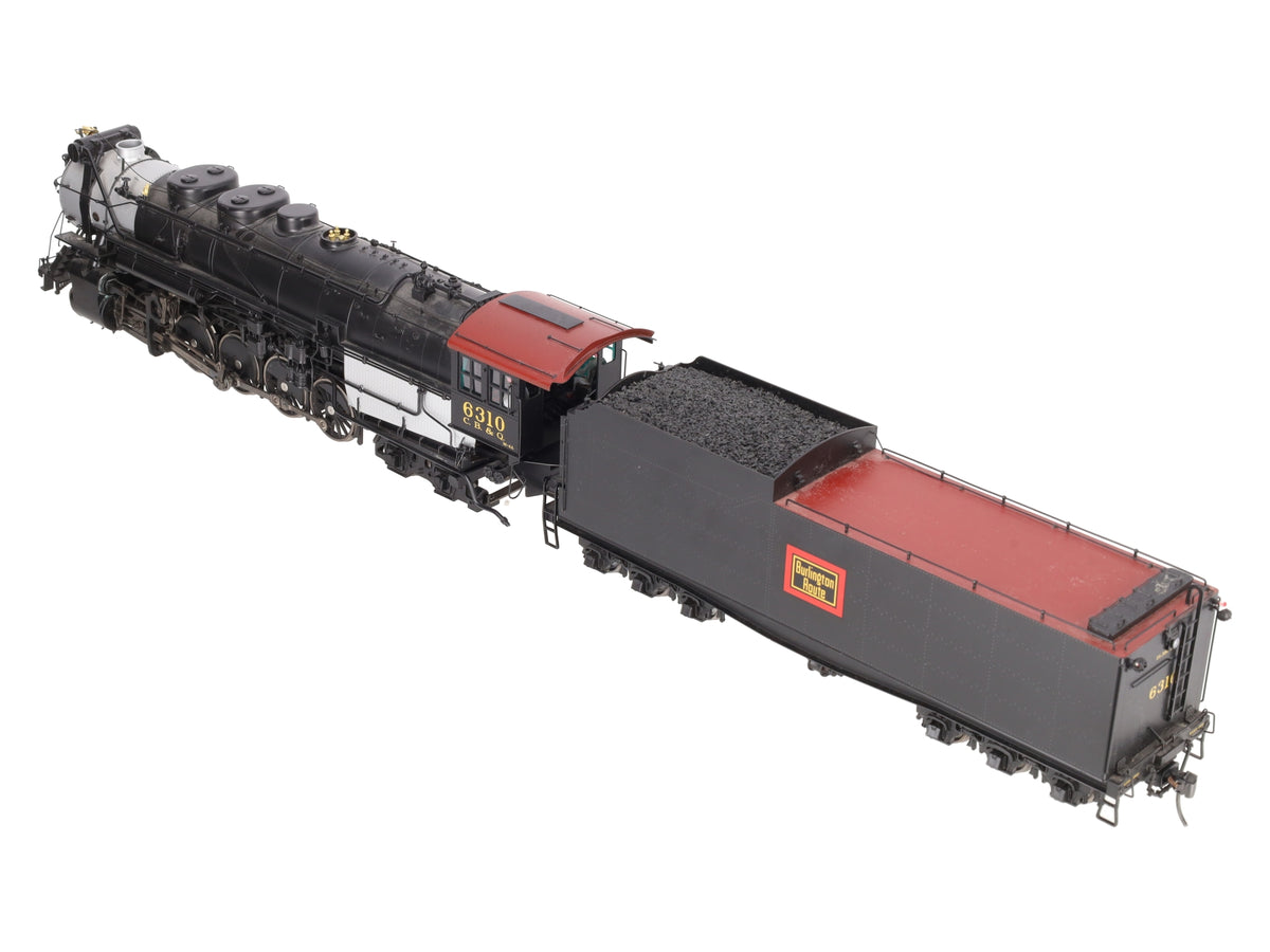 Sunset Models 6310 O 2-Rail BRASS CB&Q Colorado 2-10-4 Steam Loco & Tender -F/P EX/Box